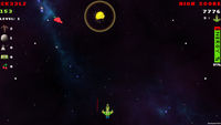 Another Space Jawns Enemy explosion screenshot.
